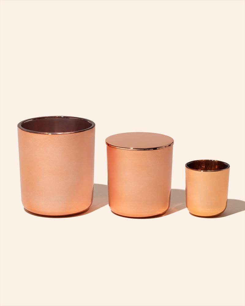 8oz Aura® candle vessel & lid