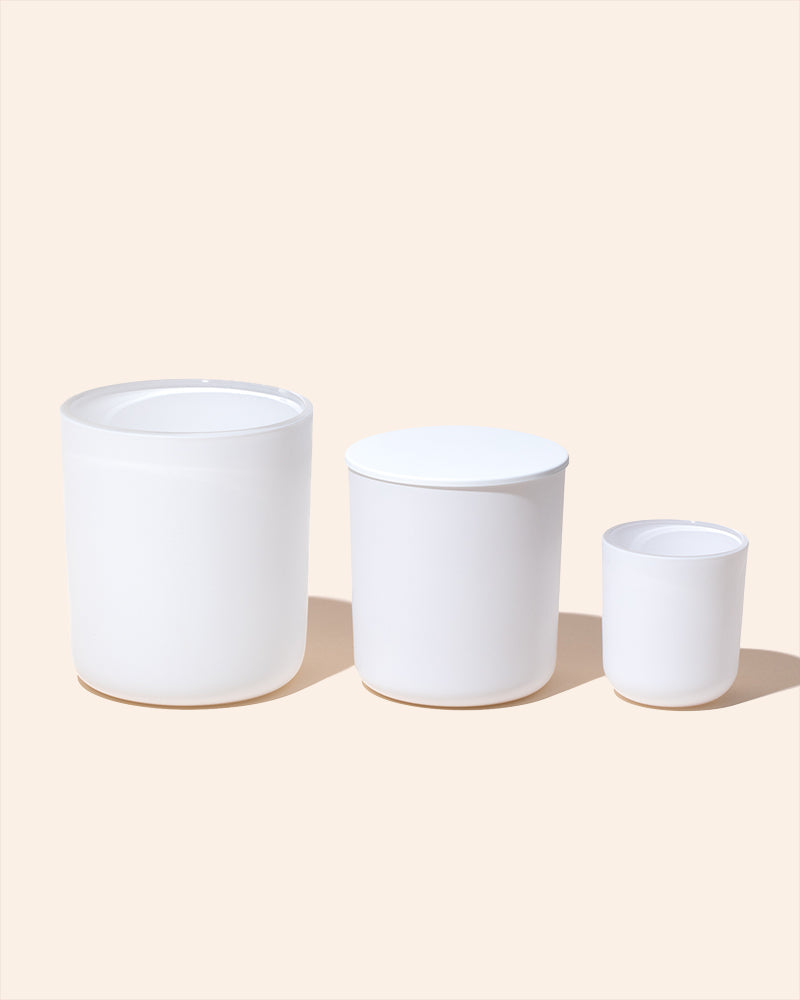 8oz Aura® candle vessel & lid