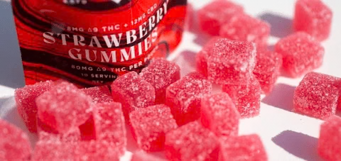 Strawberry Delta 9 THC + CBD Gummies