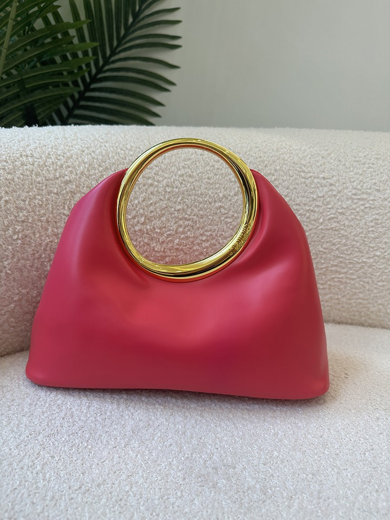 Simple Leather Clutch Handbag