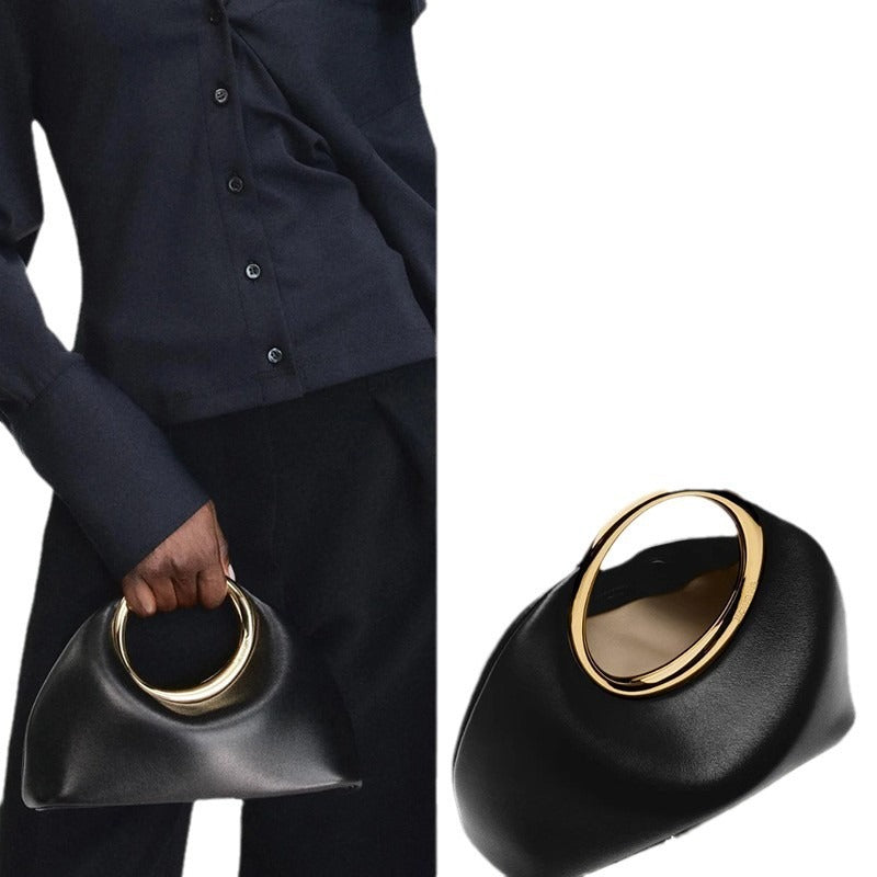 Simple Leather Clutch Handbag