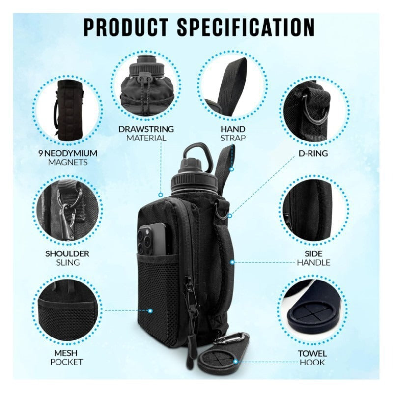Outdoor Sports Kettle Messenger Bag