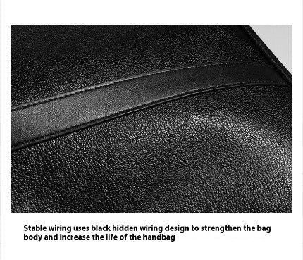 Men's Real-leather Business Handbag 14 Inch