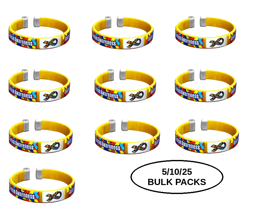 5/10/25 Bulk Autism Awareness Bangle Bracelets