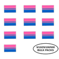 5/10/25/100 Bisexual Flag Pins