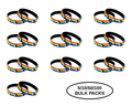 5/10/50/100 Daniel Quasar Flag Silicone Bracelets