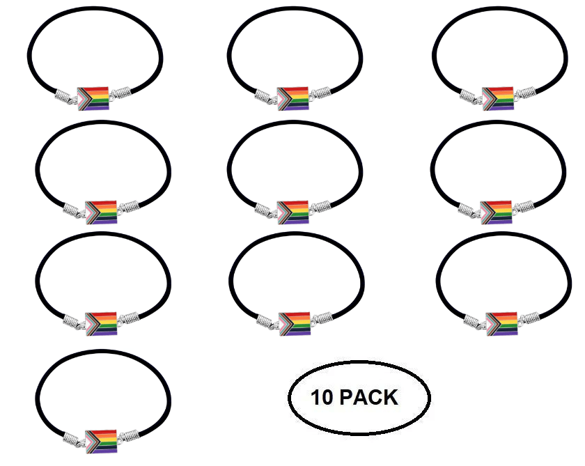 1/10/25 Bulk Daniel Quasar Flag Stretch Bracelets