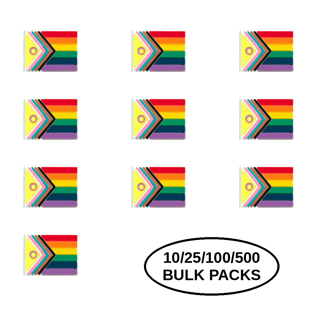 10/21/100/500 Daniel Quasar Intersex-Inclusive Flag Lapel Pins