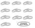 5/10/50/100 Gray Silicone Bracelets