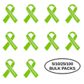 5/10/25/100 Pack Lymphoma Awareness Ribbon Pins