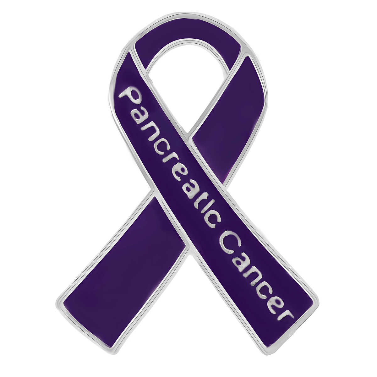 5/10/25/100 Pack Pancreatic Cancer Awareness Ribbon Pins