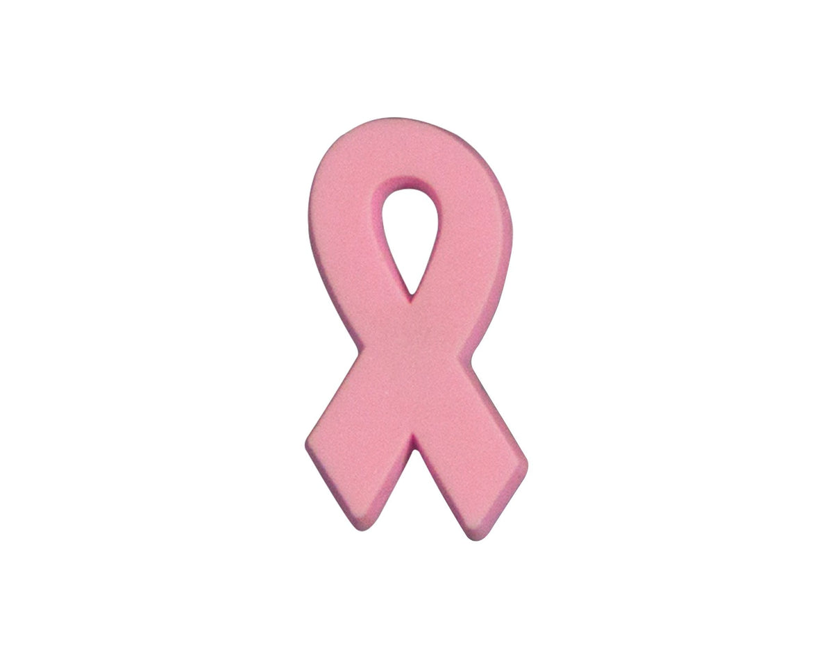 10/21/100/500 Silicone Pink Ribbon Pins