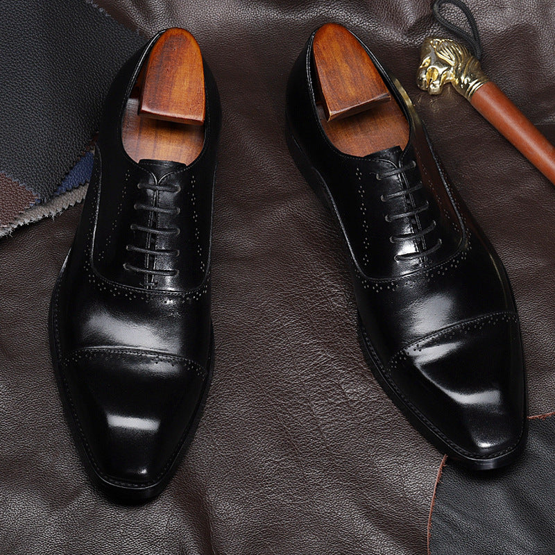 Classic Business Casual Leather Shoes