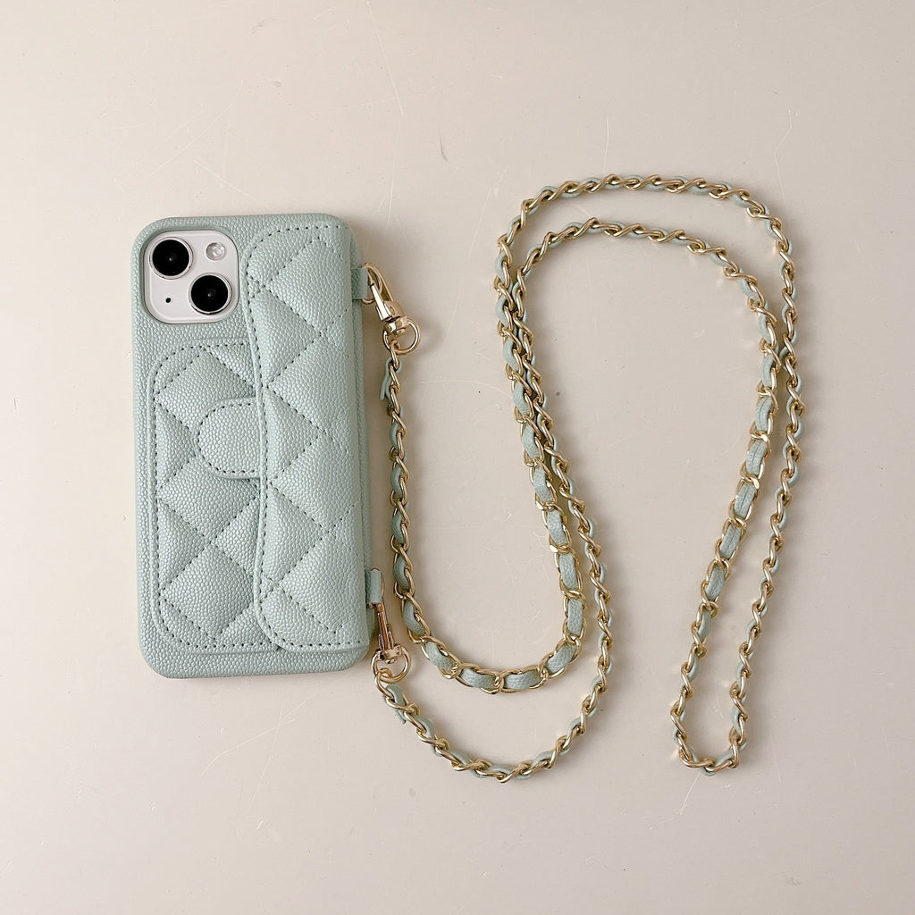 Crossbody Rope Phone Case with Card Holder