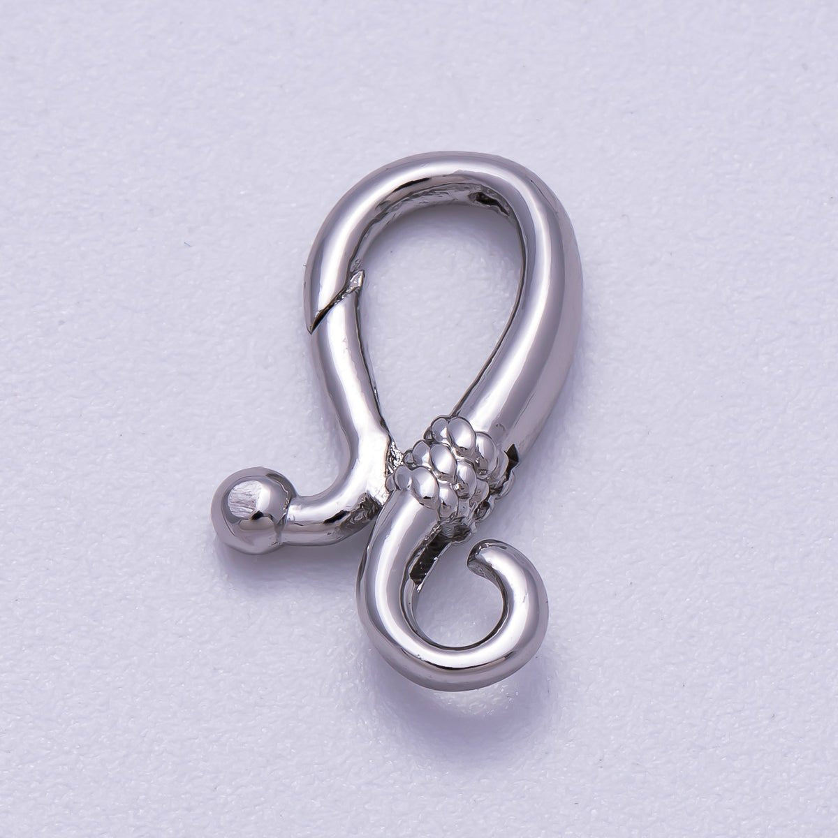 16K Gold Filled 16mm Minimalist Geometric Curved Snap Latch Findings in Silver & Gold | Findings-00161  Findings-00162