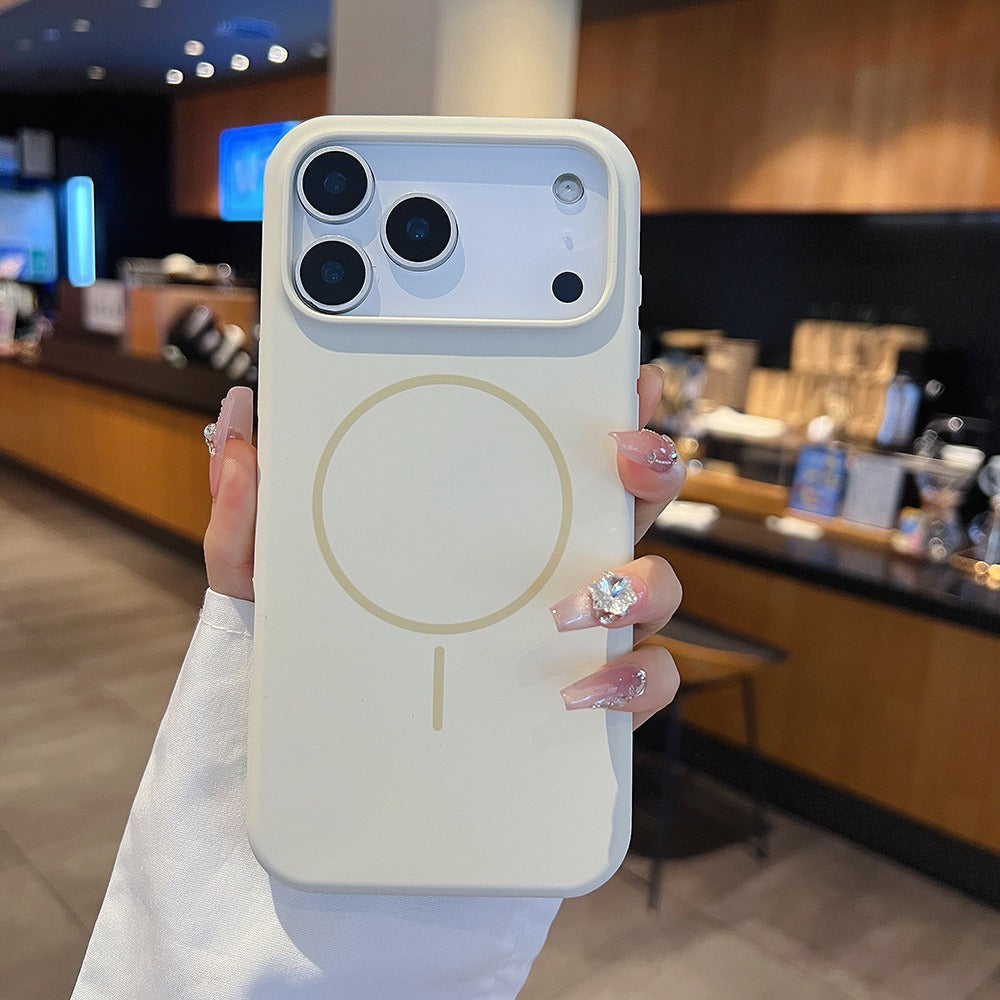 Large Hole Silicone Magnetic iPhone Case