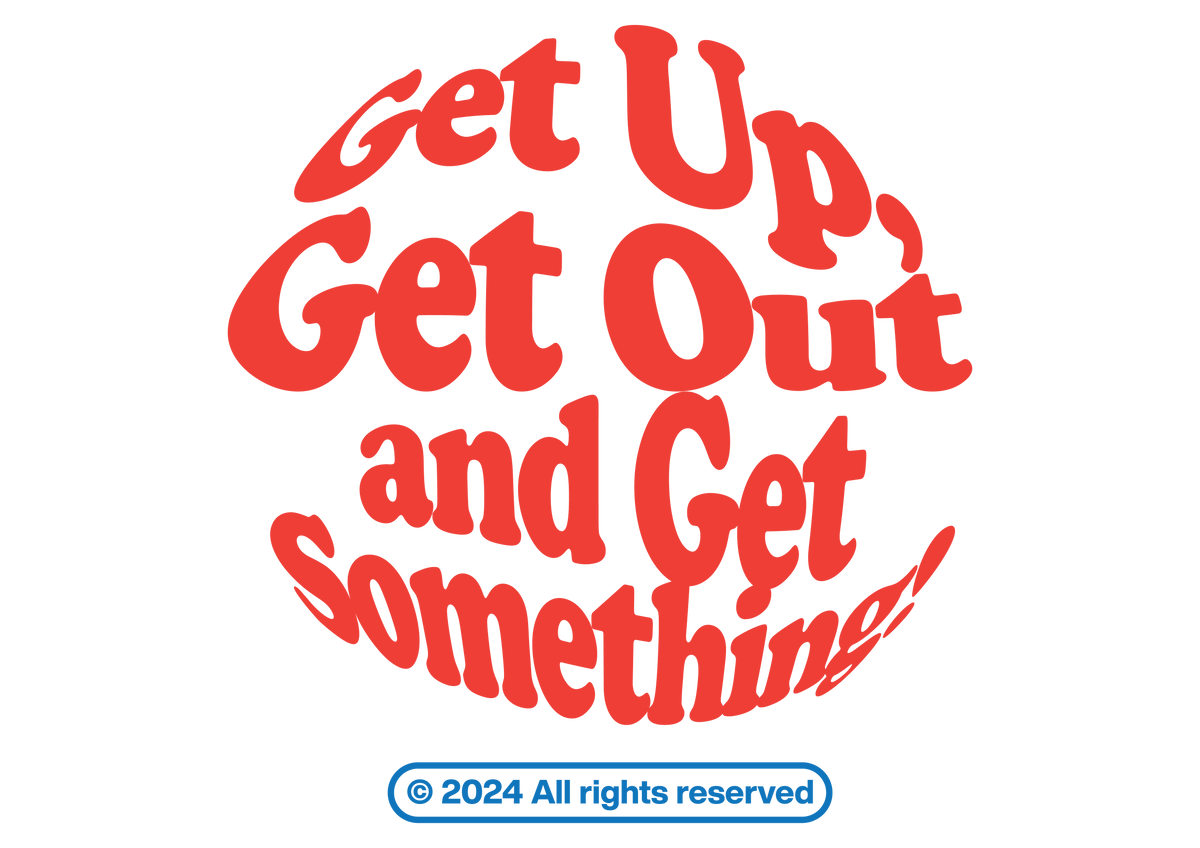 Get Something T Shirt - Sand