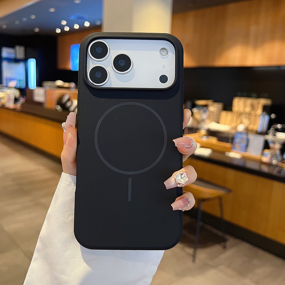 Large Hole Silicone Magnetic iPhone Case