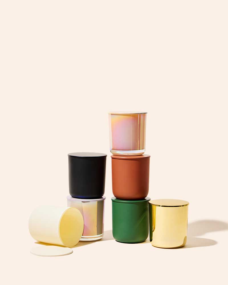8oz Aura® candle vessel & lid