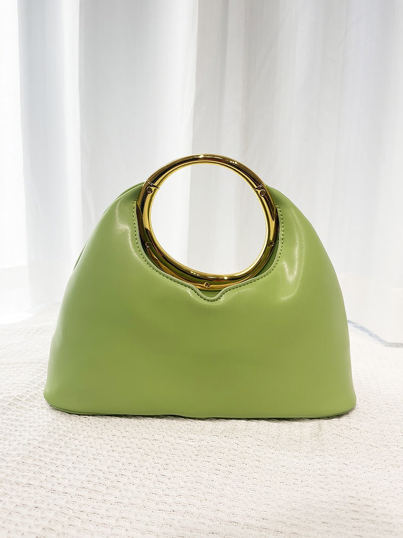 Simple Leather Clutch Handbag
