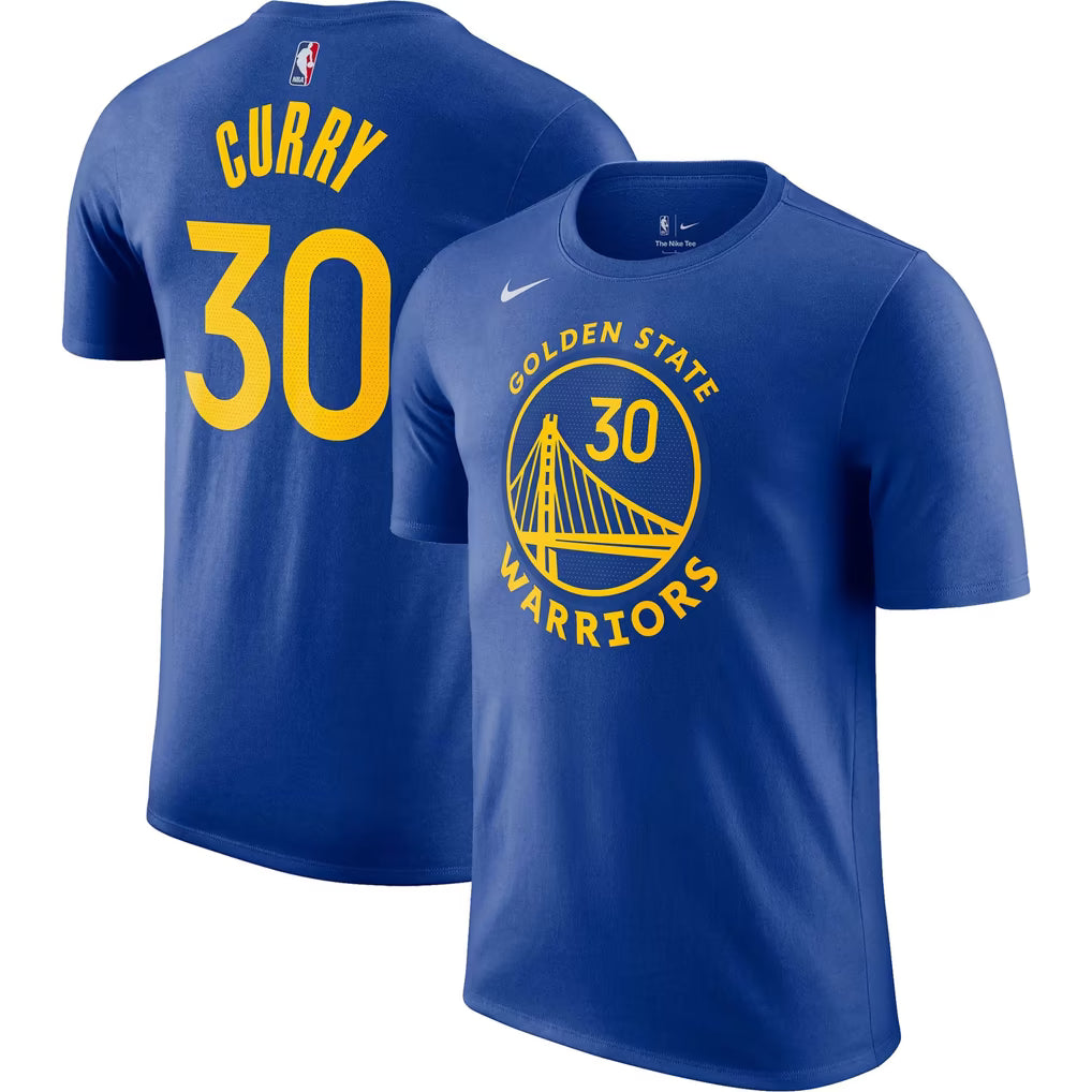 Men's Nike Stephen Curry Royal Golden State Warriors Icon
