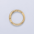 24K Gold Filled 32.8mm Minimalist Circle Round Push Gate Findings | Findings-00413