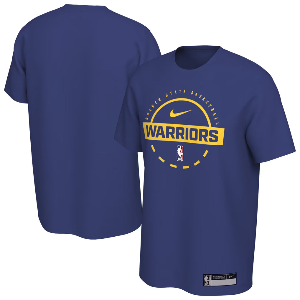 Men's Nike Royal Golden State Warriors 2025/26 On-Court Flare Performance Practice T-Shirt