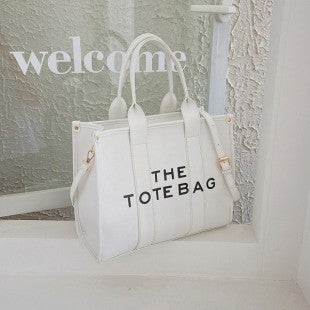 Large Size Vegan Leather Tote Bag