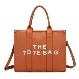 Large Size Vegan Leather Tote Bag
