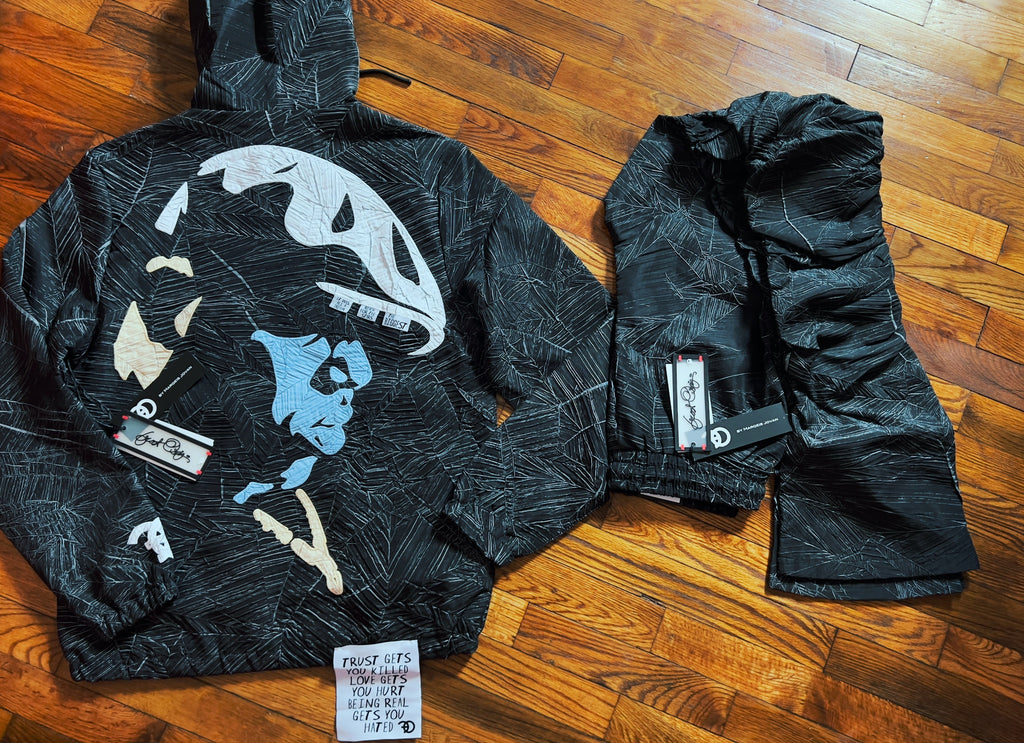 FROST ORIGINALS Trust Nobody Stacked Pants