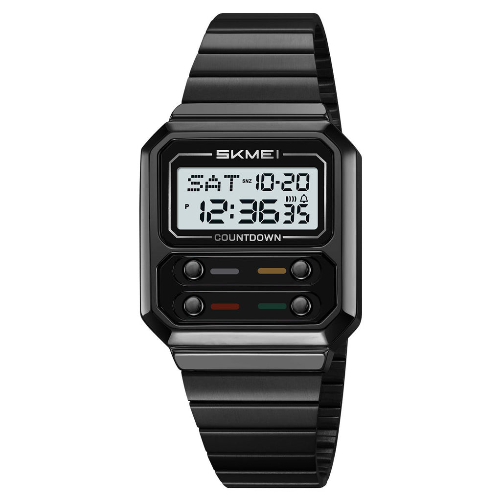 Men's Retro Multifunctional Waterproof Digital Watch