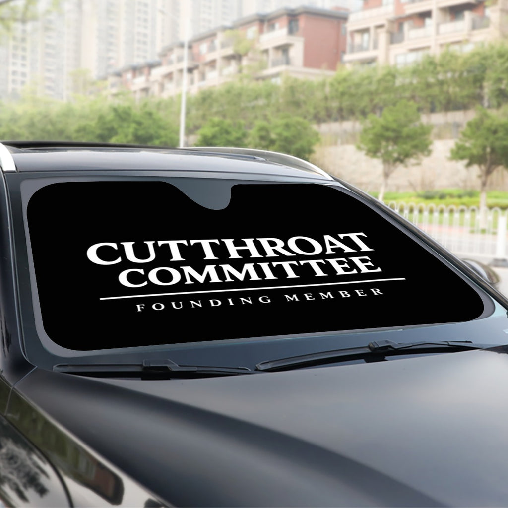 Cutthroat Committee Windshield Sunshade Cover