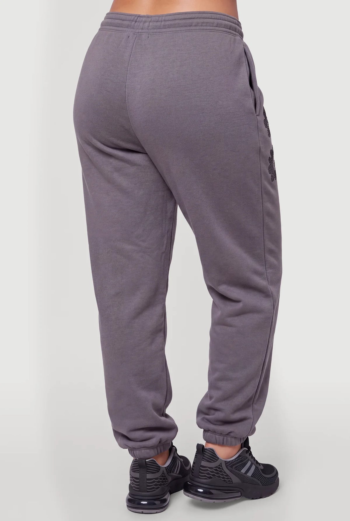 Almost Famous Rhinestone Graphic Joggers