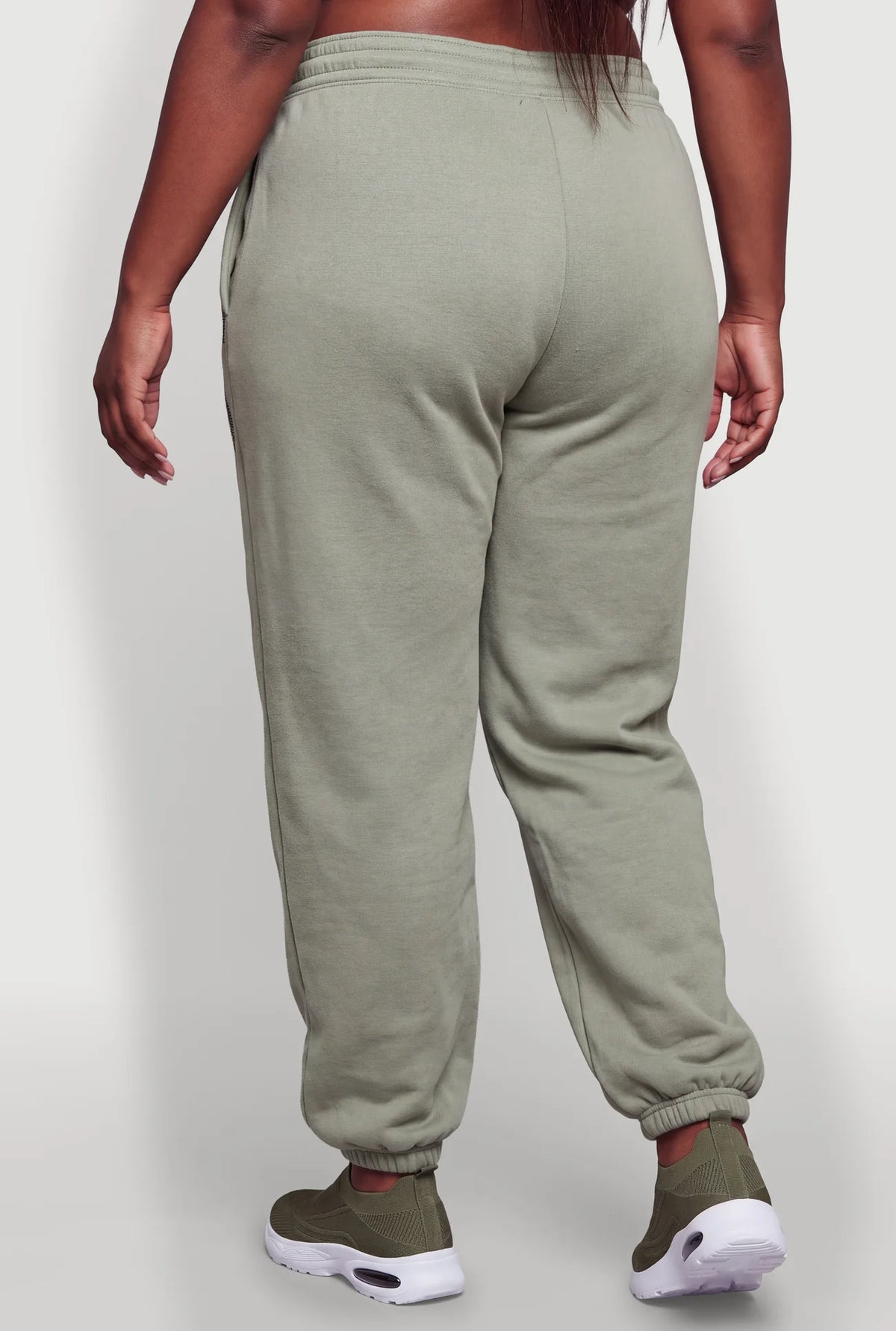 Almost Famous Rhinestone Graphic Joggers