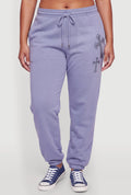 Almost Famous Rhinestone Graphic Joggers