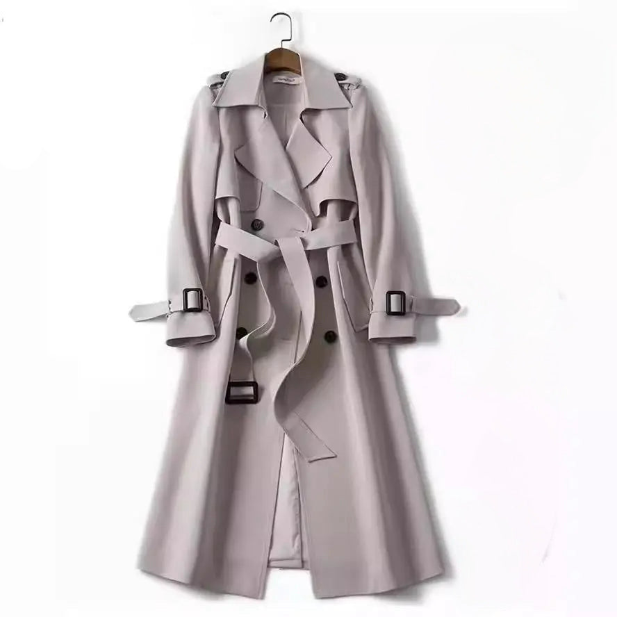 Phantasy Trench Coat British Style Long Coat