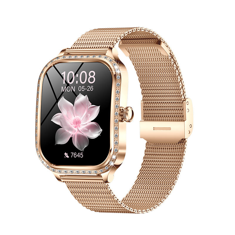 MK88 Women's Bluetooth Calling Heart Rate Blood Pressure Blood Oxygen Detection Calories More Than Sport Smart Watch