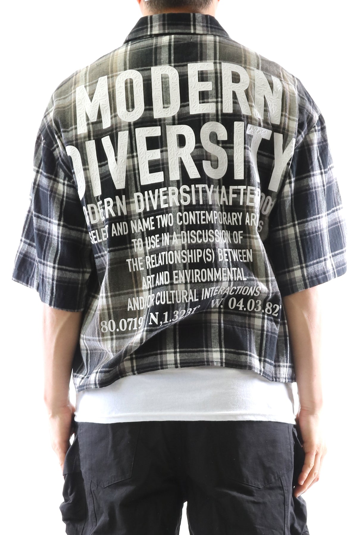 UMBRO Washed Flannel Crop Top Button Down Shirt