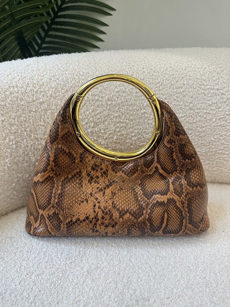 Simple Leather Clutch Handbag