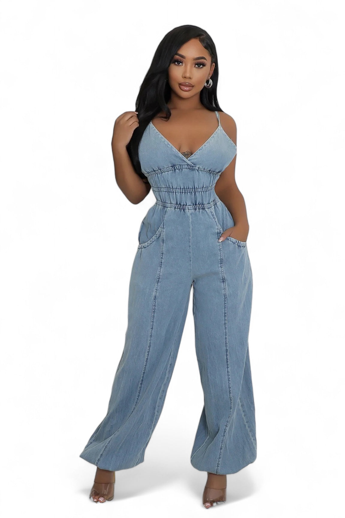 Denim Jean Jumpsuit