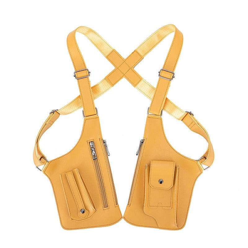 Men's Retro Underarm Backpack Belt Bag