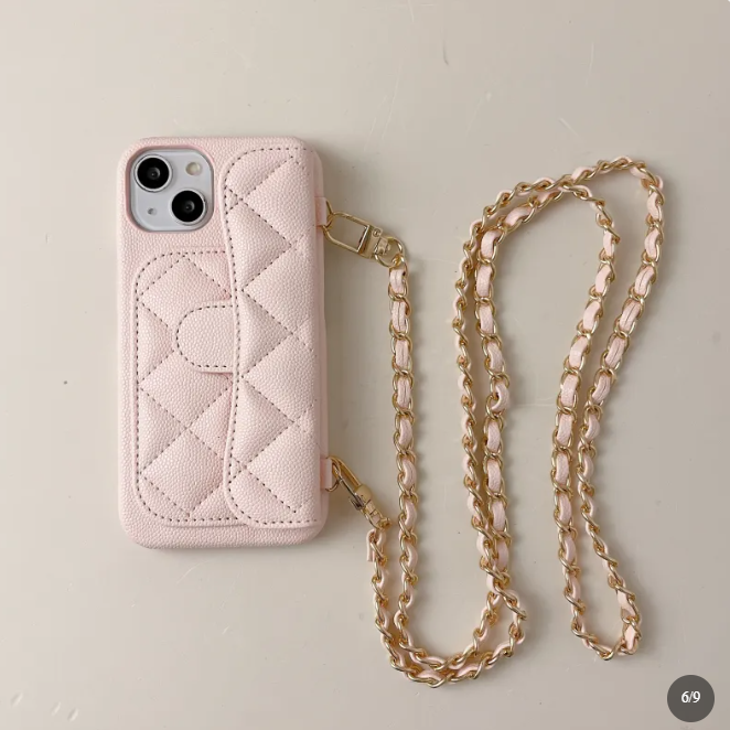 Crossbody Rope Phone Case with Card Holder