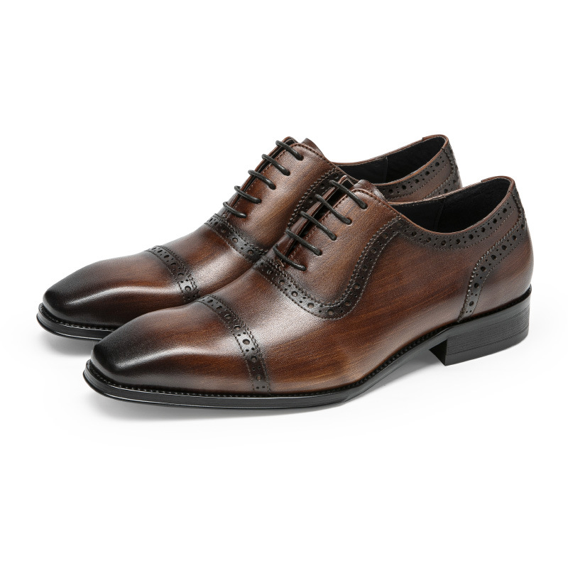 Classic Business Casual Leather Shoes