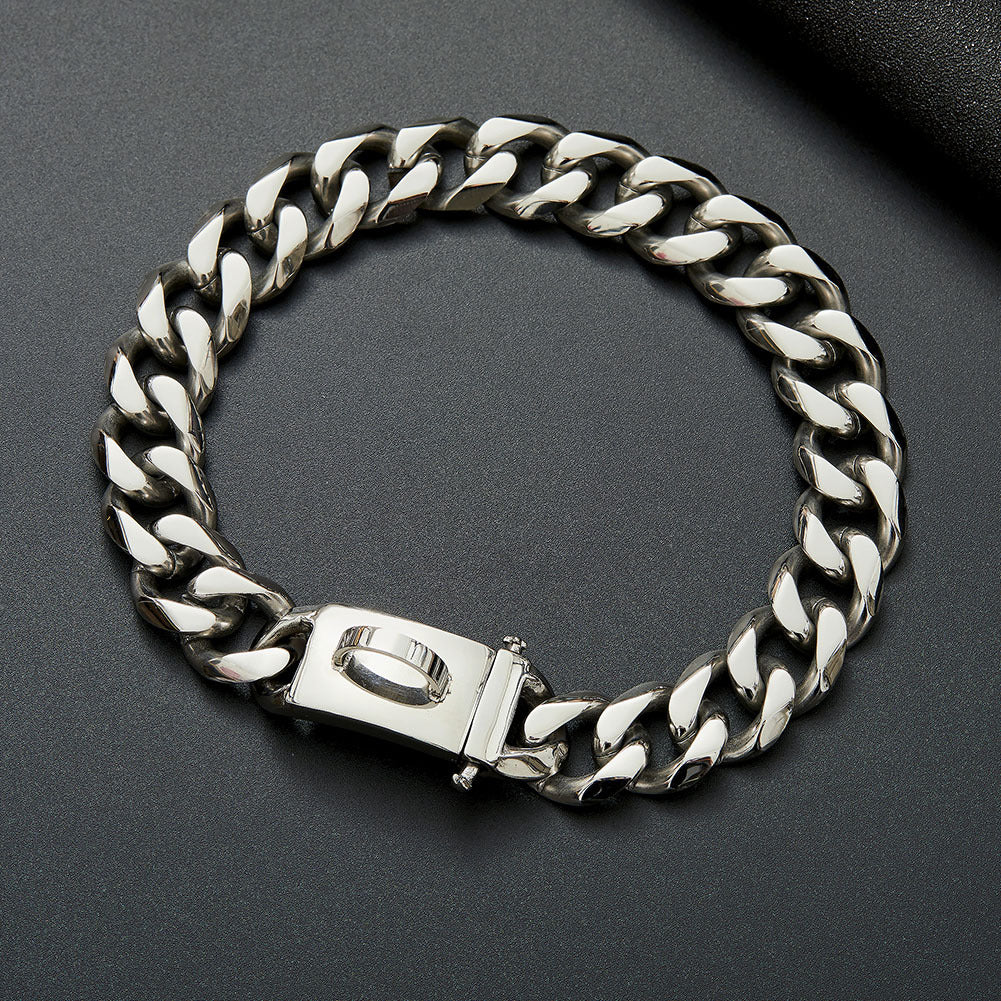 Stainless Steel Dog Leash and Collar for Medium/Large Dogs