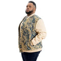 Veroma Tapestry Varsity Jacket - Khaki