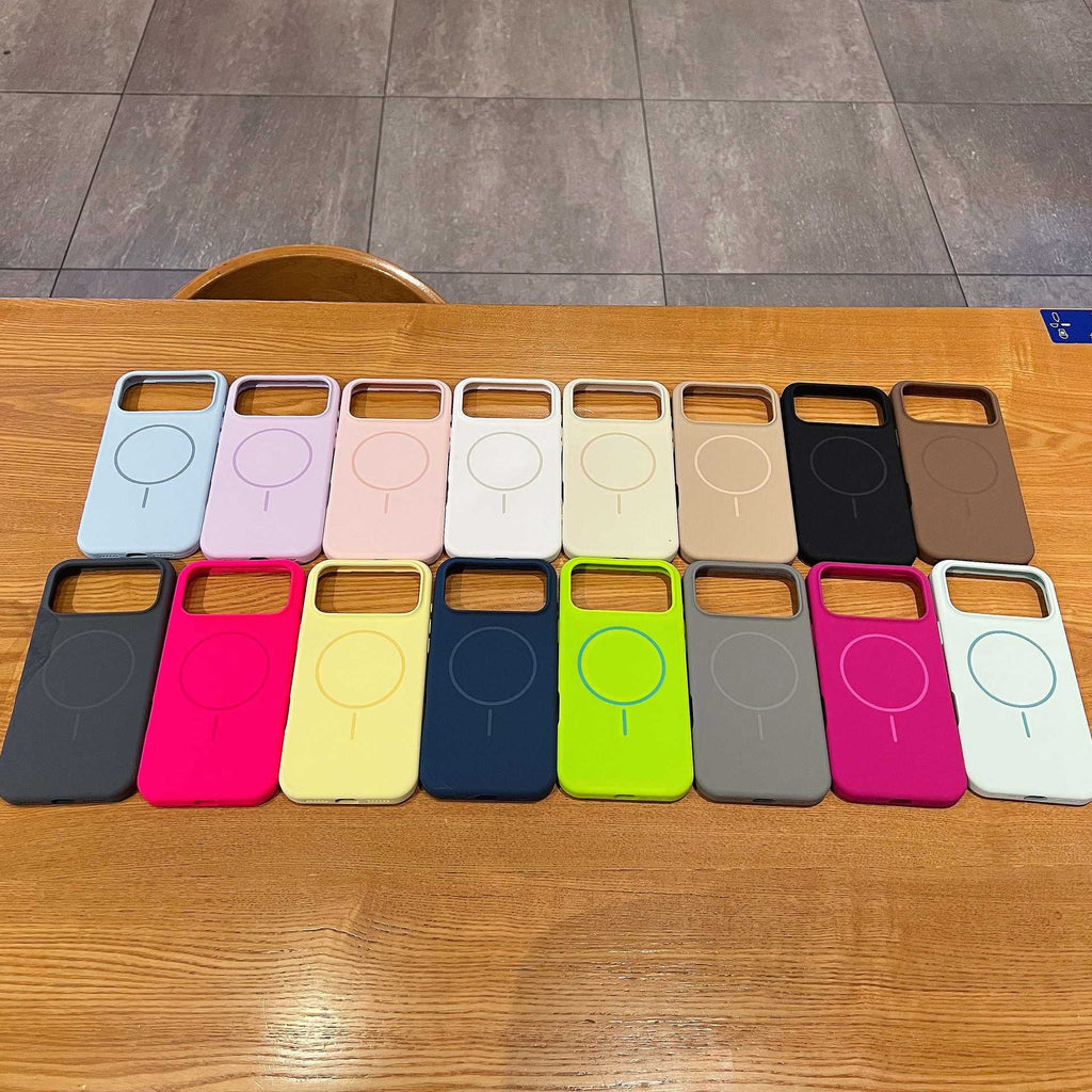 Large Hole Silicone Magnetic iPhone Case
