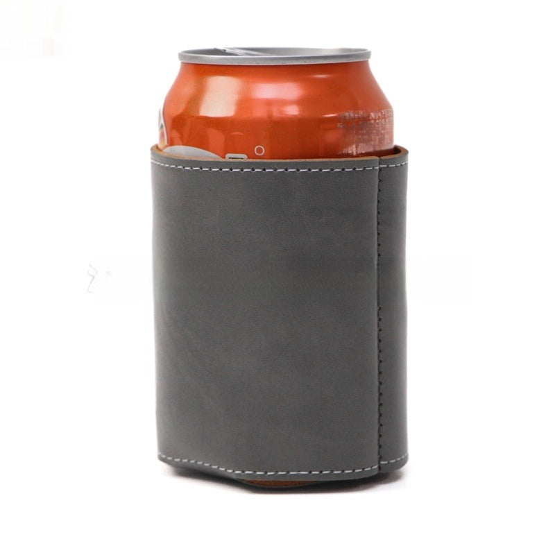 330Ml Canned Beer Leather Cup Cover