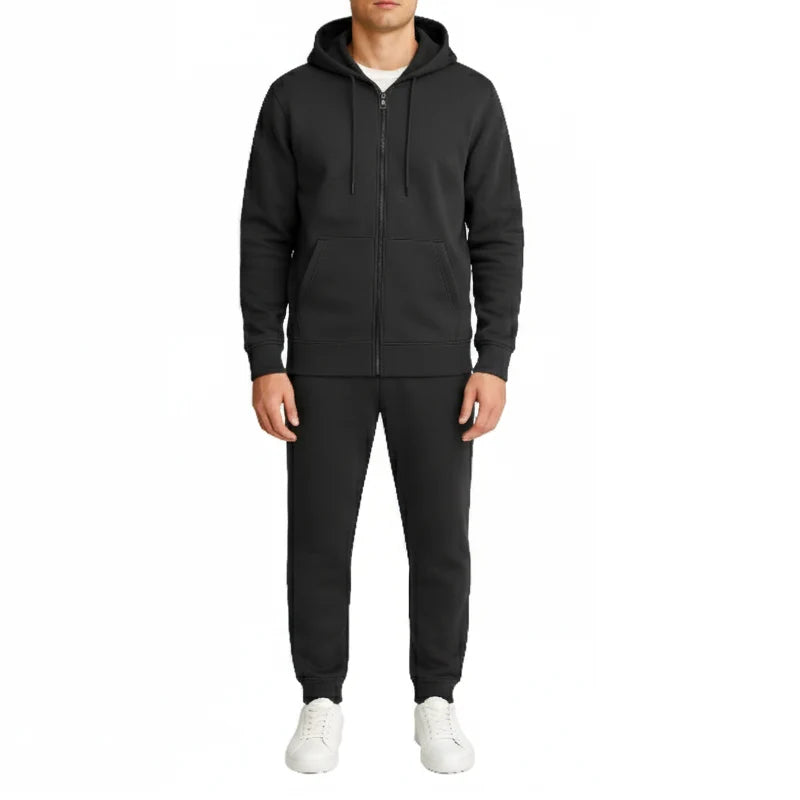 Unisex Zip-Up Hoodie & Jogger 2 Piece Set-12 Count Case