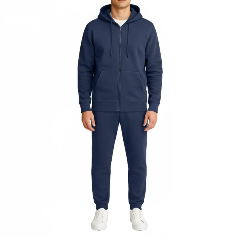 Unisex Zip-Up Hoodie & Jogger 2 Piece Set-12 Count Case