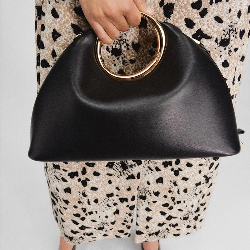 Simple Leather Clutch Handbag